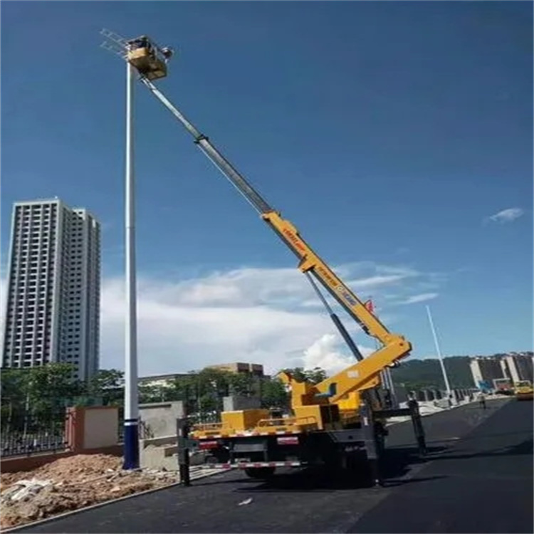 温江维修路灯的曲臂升降车出租